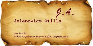 Jelenovics Atilla névjegykártya